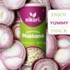 00 Cream & Onion Makhana - Healthy, Gluten-Free, Plant Protein Snack 77g Fox Nut (1 x 77 g)