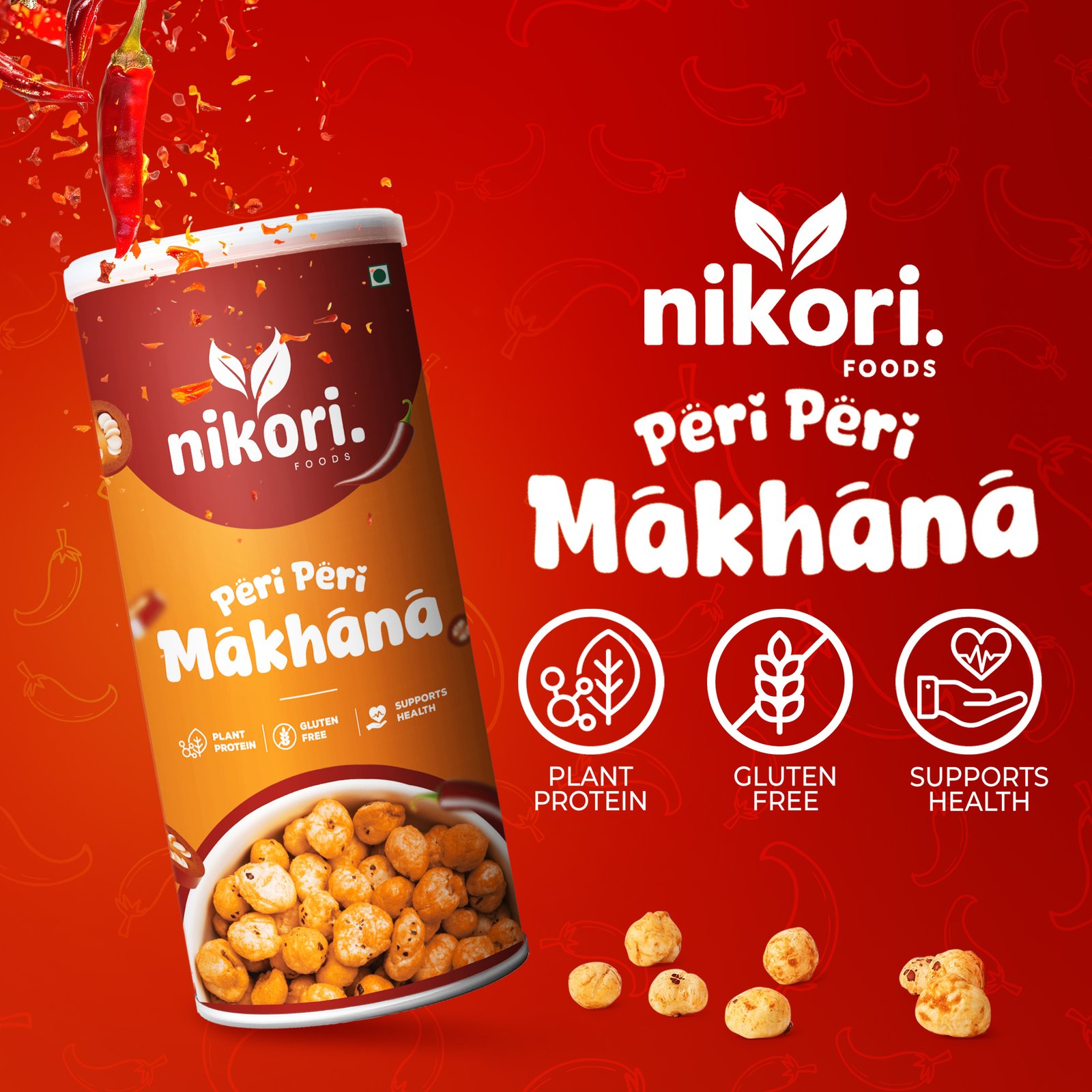 Peri Peri Makhana 77g - Image 6